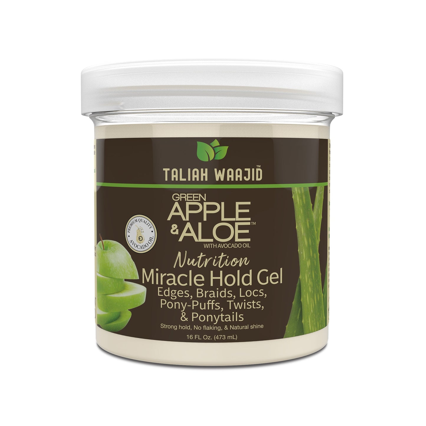 Taliah Waajid Green Apple & Aloe Miracle Hold Gel 16oz