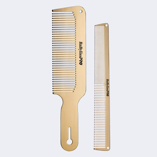 Babyliss Gold Metal Comb Set