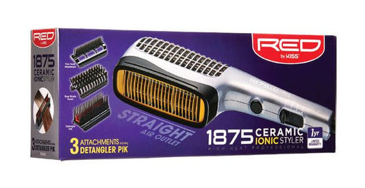 RED 1875 Ceramic Ionic Styler Blow Dryer