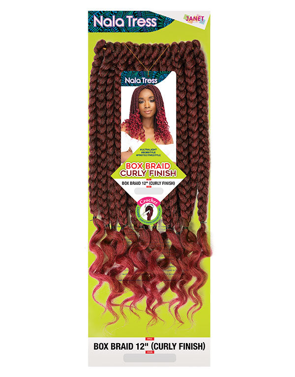 Janet Box Braid Curly 12"