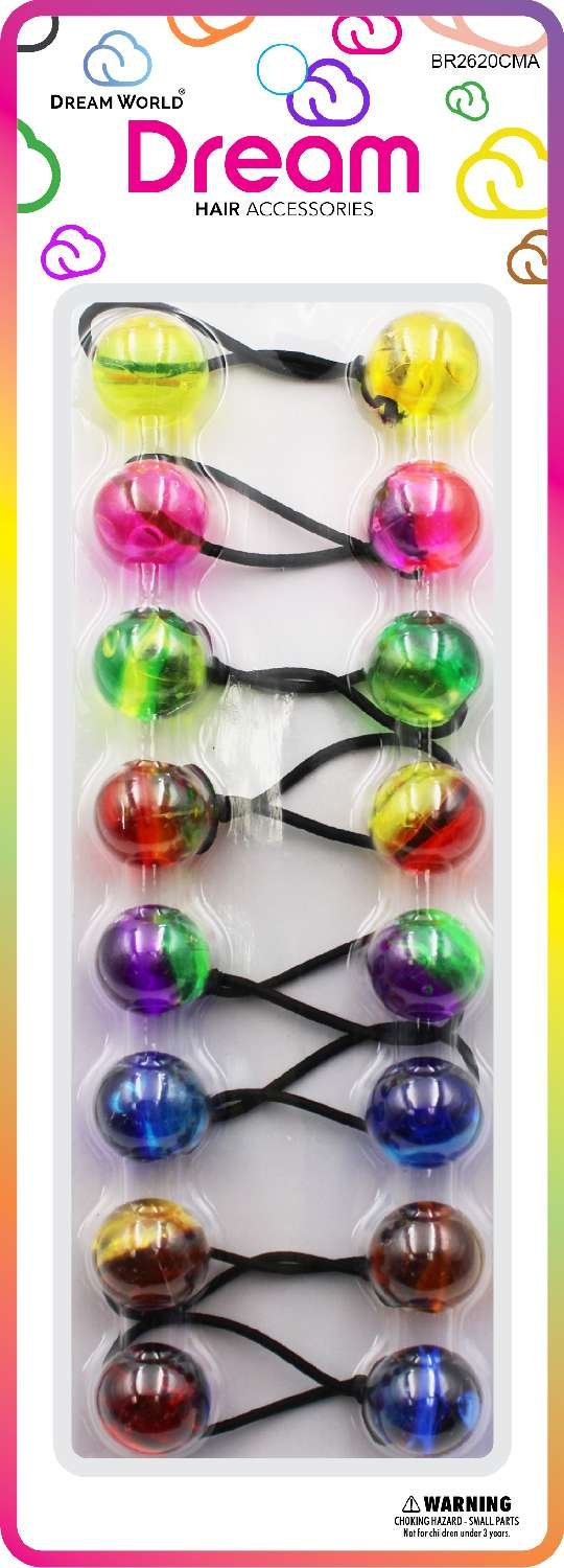 DREAM P/T 20MM 8PC MARBLE ASSORTED