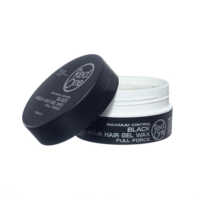 Red One Aqua Hair Gel Wax Black 5 oz