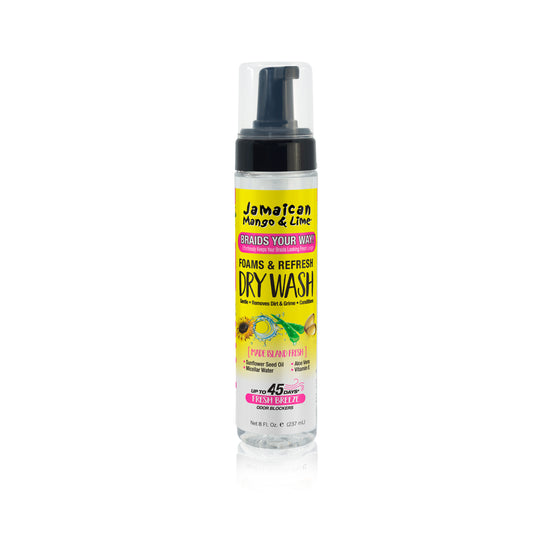 Jamaican Mango Lime BYW Dry Wash Foam & Refresh 8oz