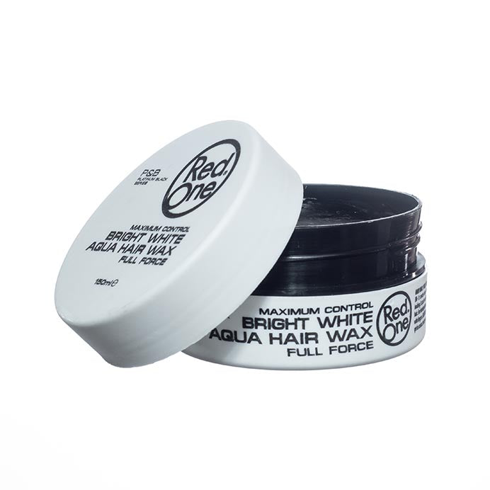 Red One Bright White Aqua Hair Wax White 5 oz
