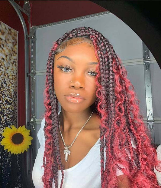 Braid Style #A02:  Jumbo Boho Box Braids 4hr