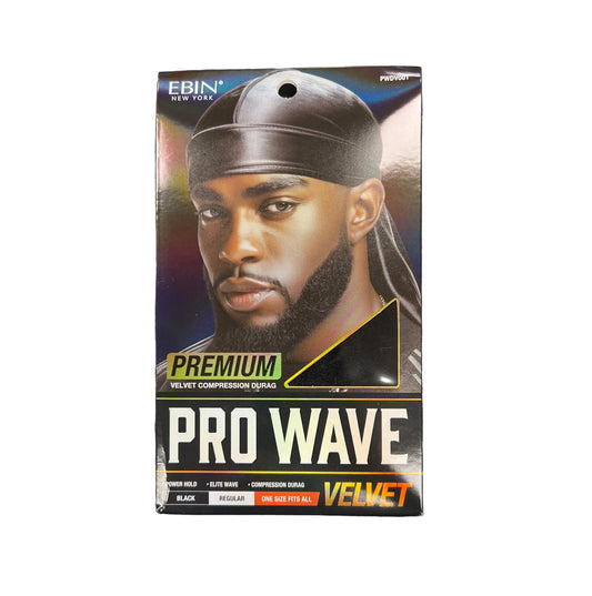 Pro Wave Durag Velvet - Black