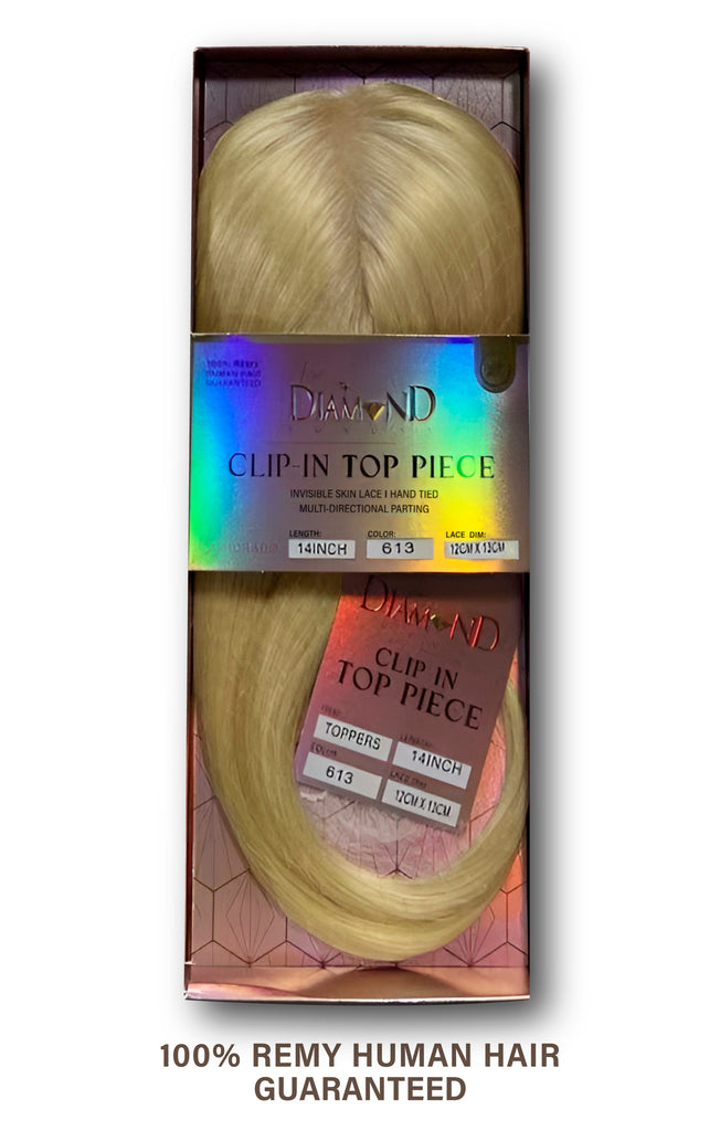 Morado Diamond Luxury Human Hair Topper 3"x5"