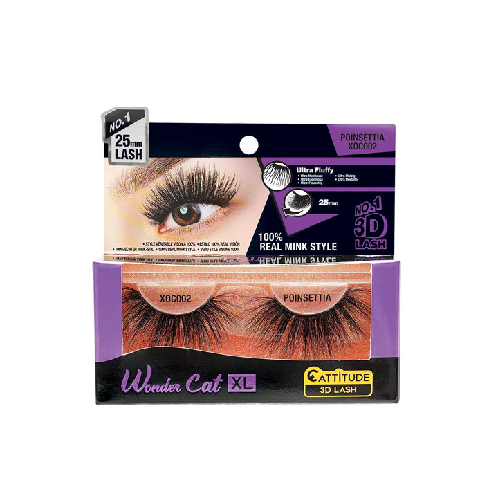 EBIN Eyelashes Wonder Cat Poinsettia