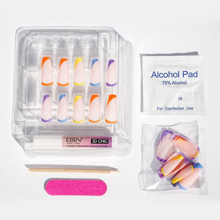 EBIN 3D Nails Chic Tropic Cocktail