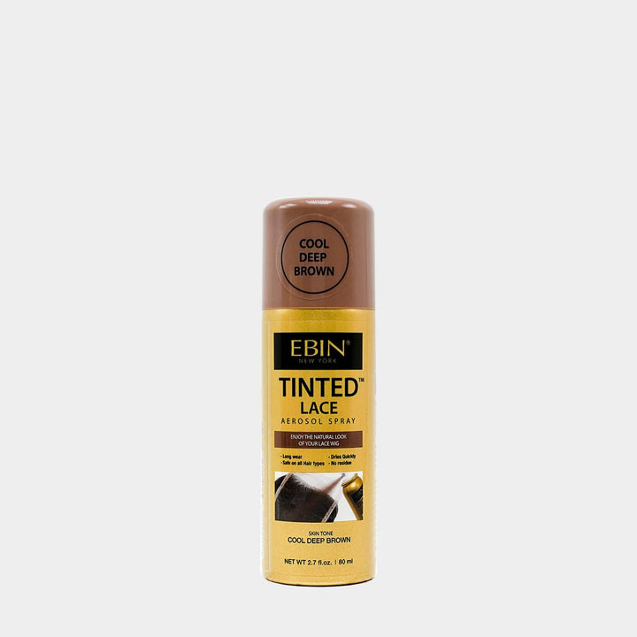 EBIN Tinted Lace Aerosol Spray Cool Deep Brown 2.7 fl oz