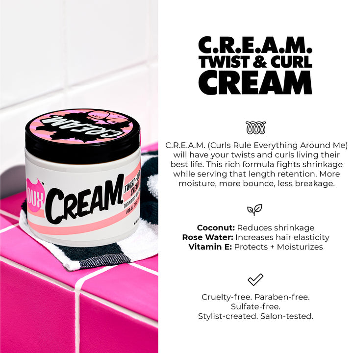The Doux CREAM Twist and Curl Cream 16oz