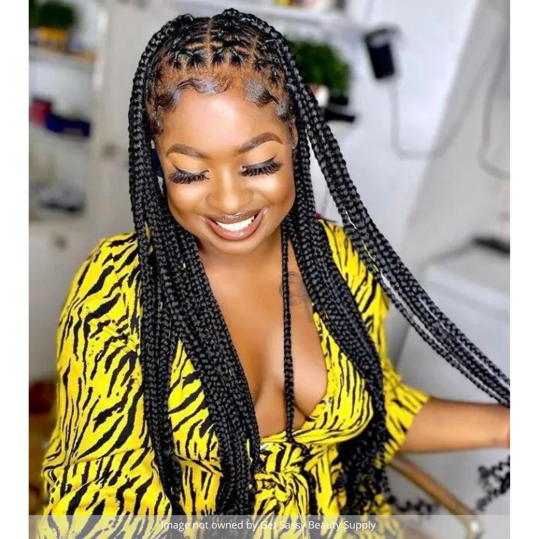 Braid Style #A04:  Criss Cross Knotless Braids 4hr