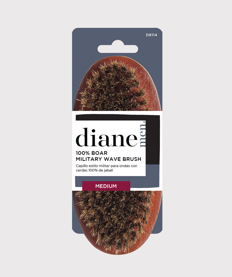 Diane PREMIUM 100% MEDIUM BOAR MILITARY WAVE BRUSH D8114