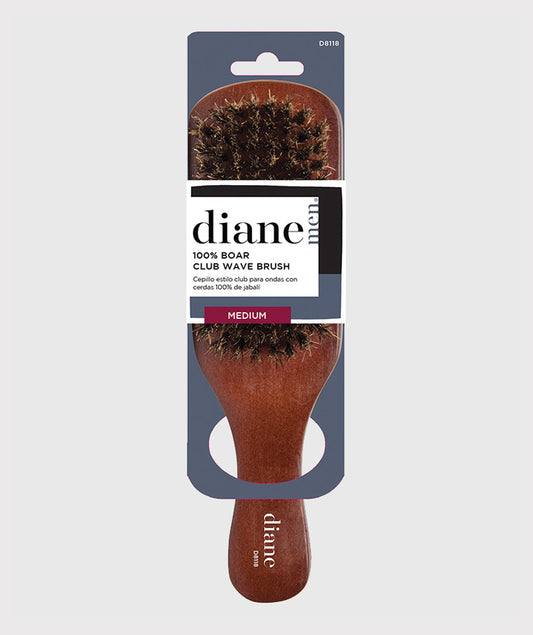 Diane PREMIUM 100% MEDIUM BOAR CLUB WAVE BRUSH D8118