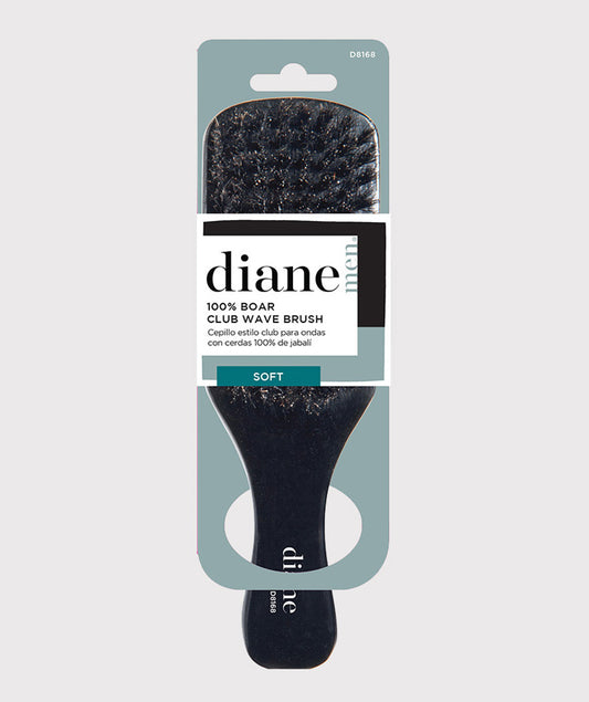 Diane 100% SOFT BOAR CLUB WAVE BRUSH D8168