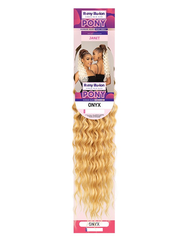 Janet Remy Illusion Pony Onyx