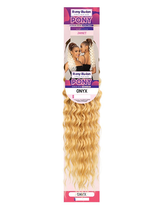 Janet Remy Illusion Pony Onyx