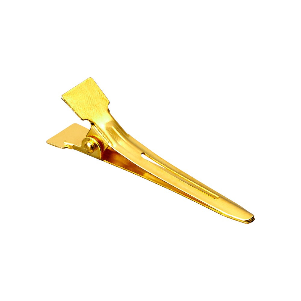 RED Single Prong Clips 1-3/4" 70 pcs Gold