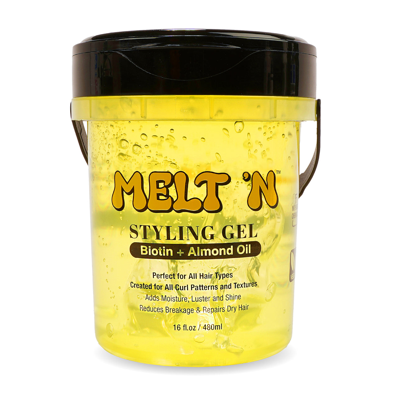 MELT'N Styling Gel - Almond Oil + Biotin 16oz
