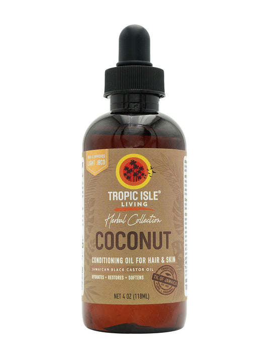 Tropic Isle Jamaican Black Castor Oil 4oz - Coconut