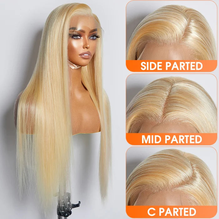 TH Lace Frontal Wig 13x4 Straight Human Hair
