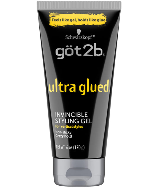 Got 2 B Glued Ultra Styling Gel Black 6 oz