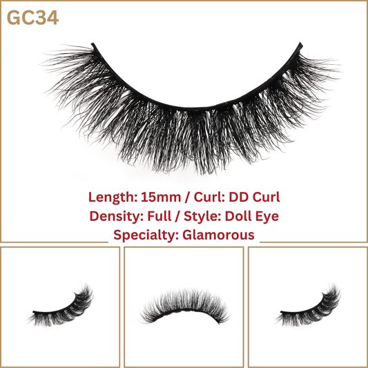 Miss Girly Curl Lashes GC34