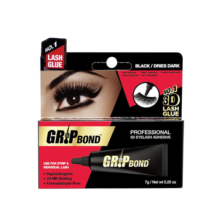 EBIN Eyelash Glue Grip Bond Black Tube