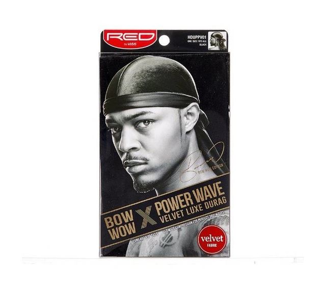 Red Velvet Durag Black