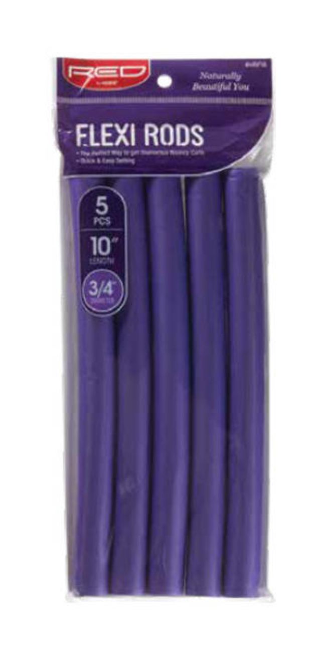 RED Flexi Rods 5pcs 10" Length 3/4" D Purple