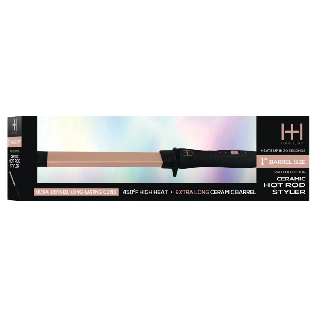 H&H Ceramic Hot Rod Styler Wand 1"