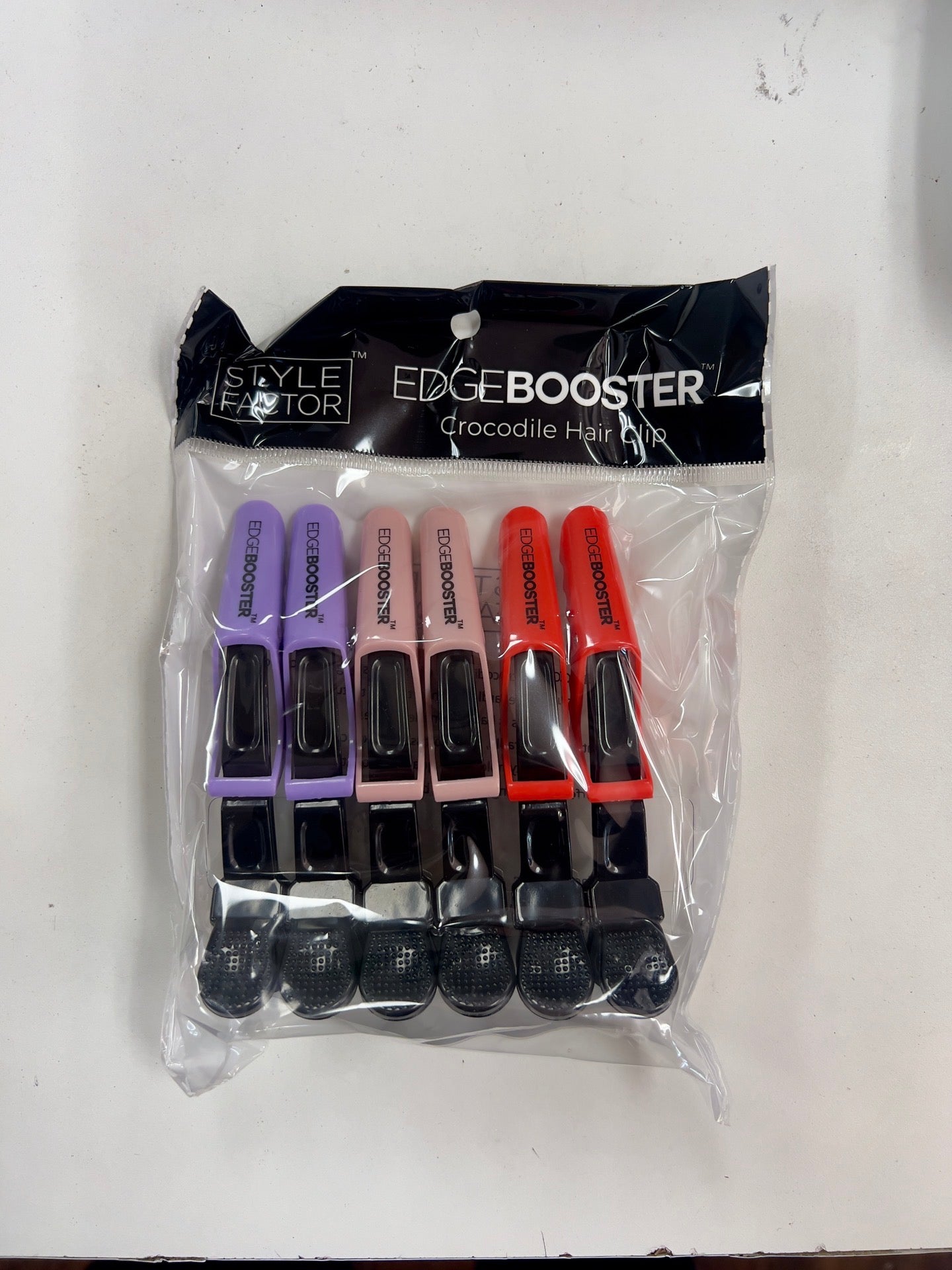 Edge Booster Crocodile Clip 6 pack Purple Acacia Strawberry