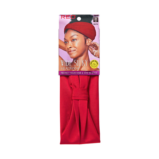 RED Dry Fit Wide Silky Headwrap Red