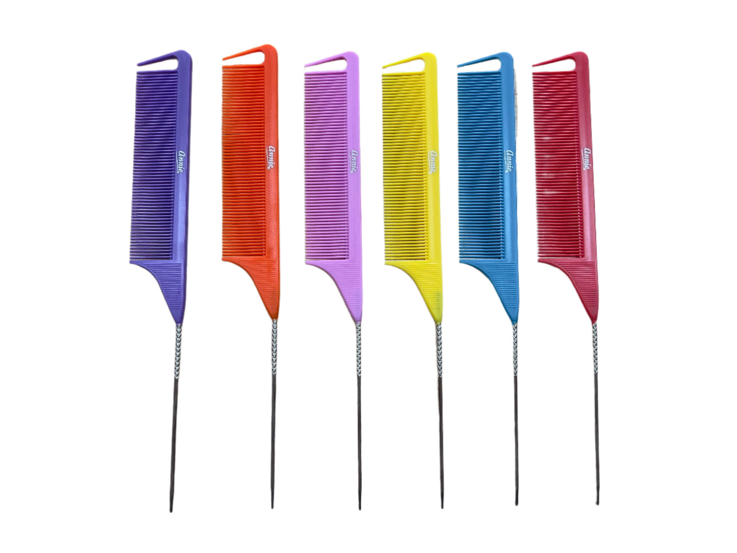 Annie Pin Tail Section Comb Assorted Colors