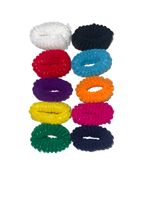 Hair Scrunchy Donuts Assorted Colors