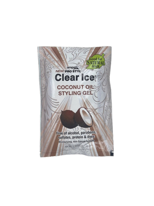 Ampro Pro Style Clear Ice Coconut Oil Gel 1.75 oz Pack