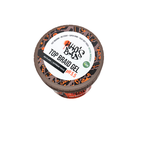 Who's Bad Top Braid Gel Extreme Hold 16oz