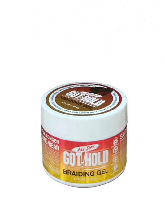 All Day Got Hold Braiding Gel Extreme Hold 5 oz