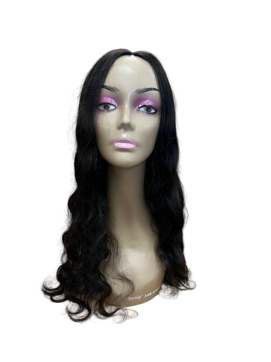 Beauty Logic V Part Human Hair Wig Body Wave 20"