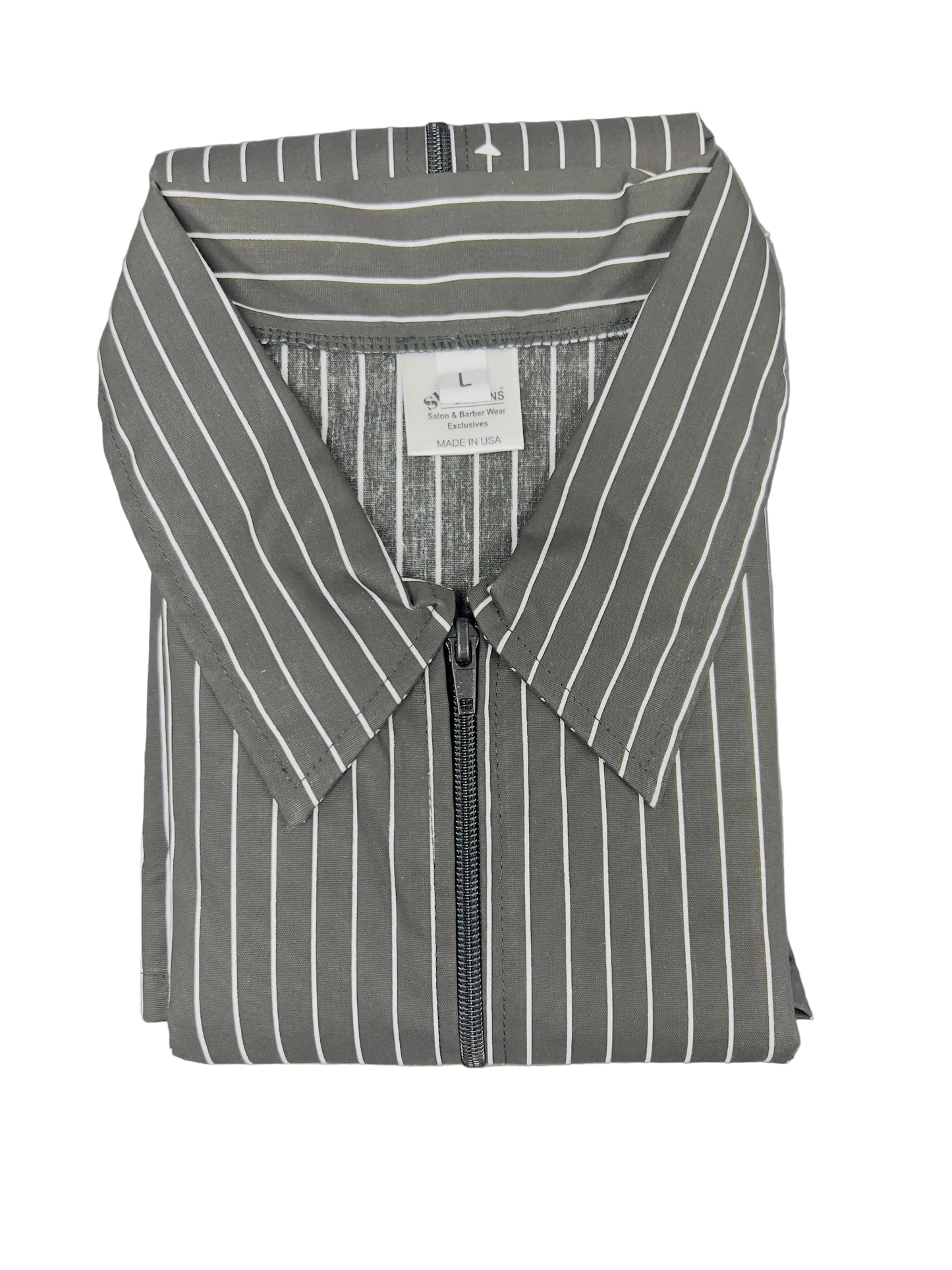 Shine Design Gangster Stripe Barber Jacket 1399 - Large