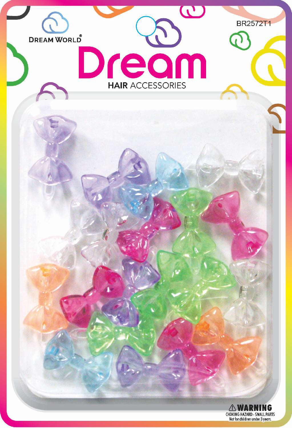 DREAM BARRETTES #72 RIBBON MINI 20PC T1