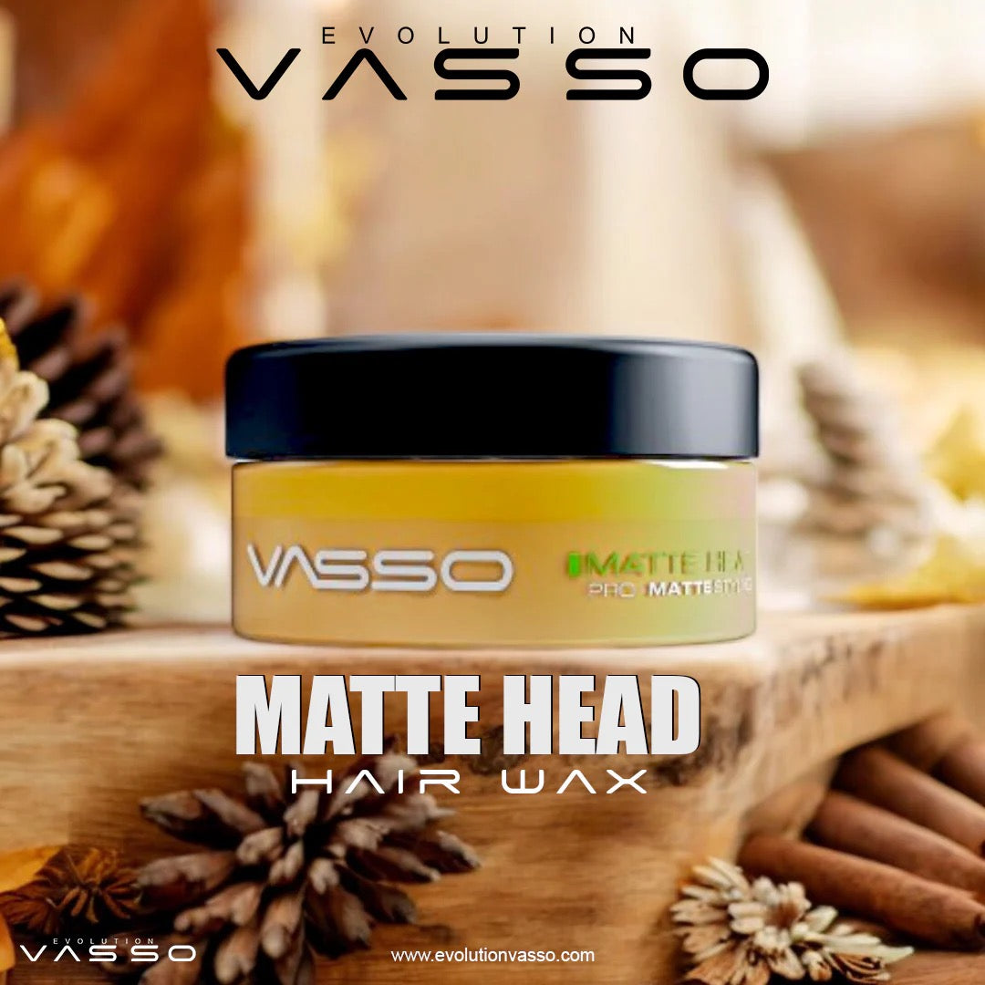 Vasso Hair Styling Wax Matte Head 50ml