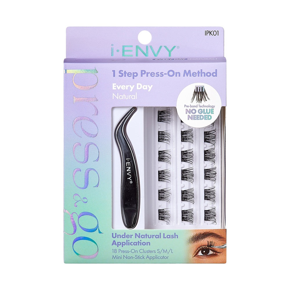 I Envy Press & Go Lash Clusters Kit - 01 Every Day Natural