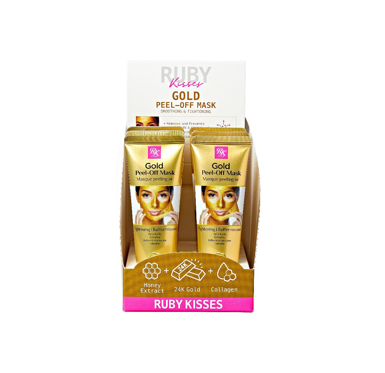 Ruby Kisses Gold Peel Off Mask