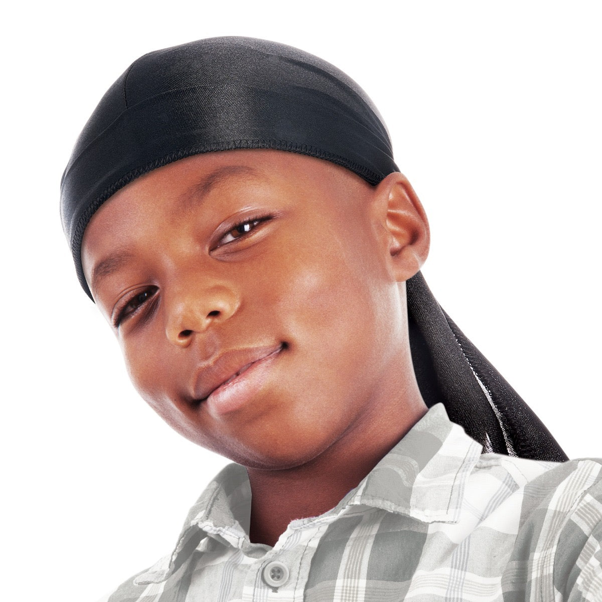 RED Kids Powerwave Silky Durag Black