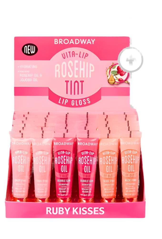 Ruby Kisses Broadway Color Lip Gloss - Rosehip