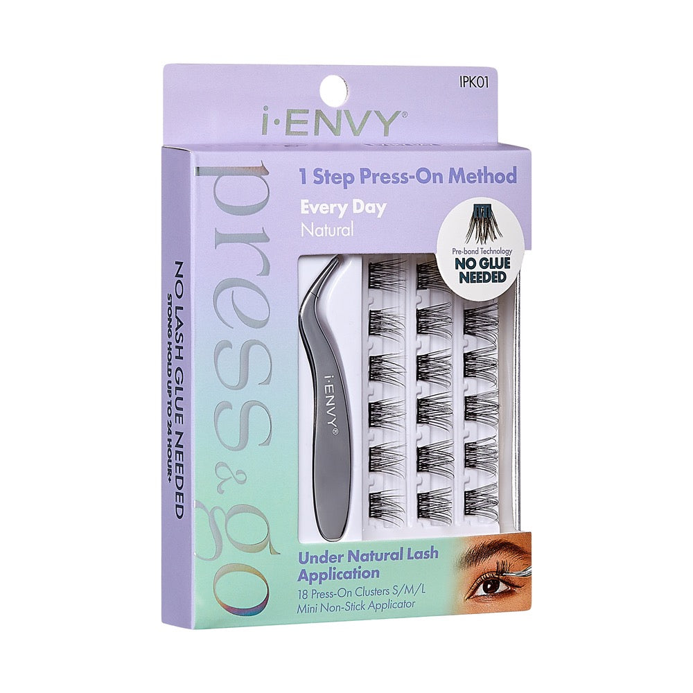 I Envy Press & Go Lash Clusters Kit - 01 Every Day Natural
