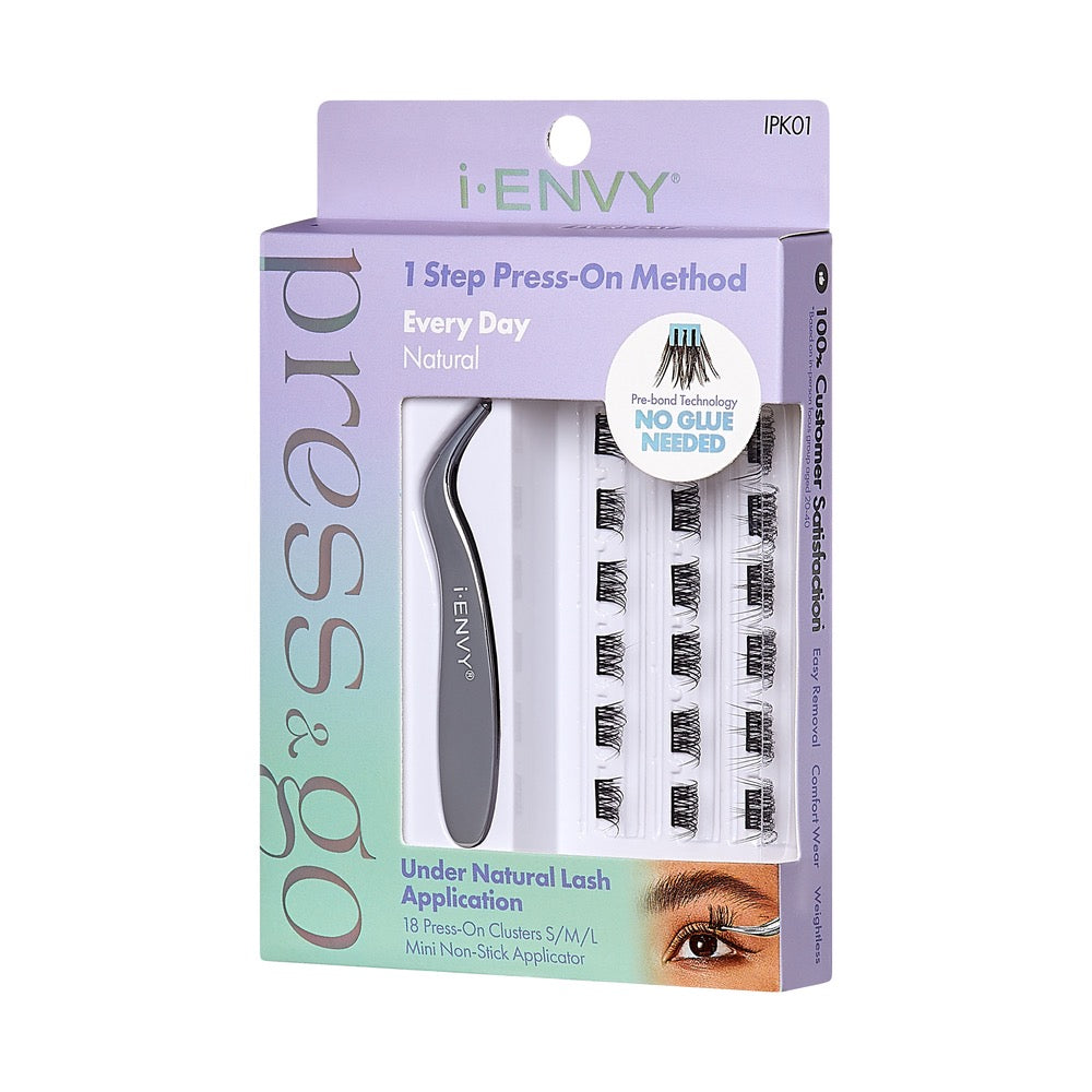 I Envy Press & Go Lash Clusters Kit - 01 Every Day Natural