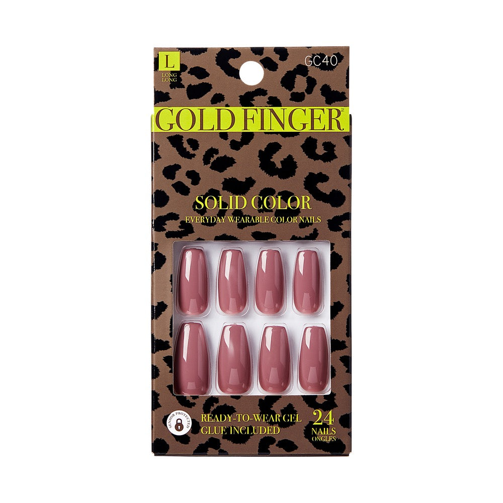 Gold Finger Solid Colors Feather Light