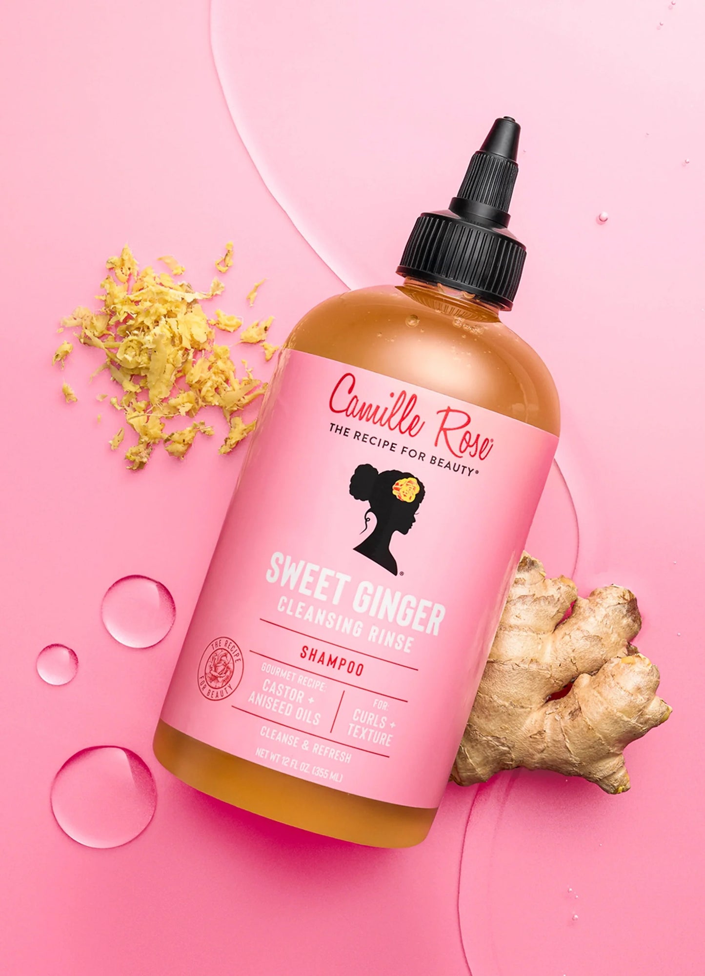 Camille Rose Sweet Ginger Cleansing Rinse 12oz